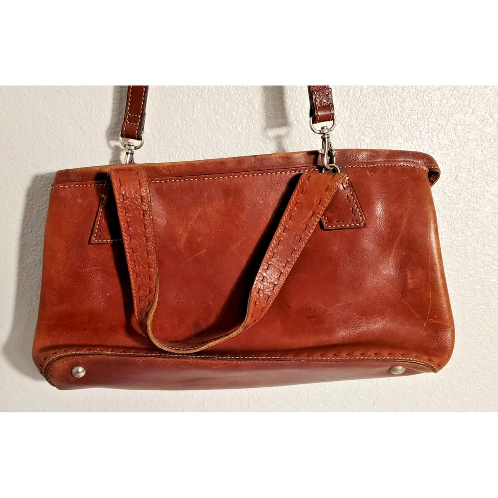 Fossil Brown Leather Purse Shoulder Bag - Picture 3 of 6